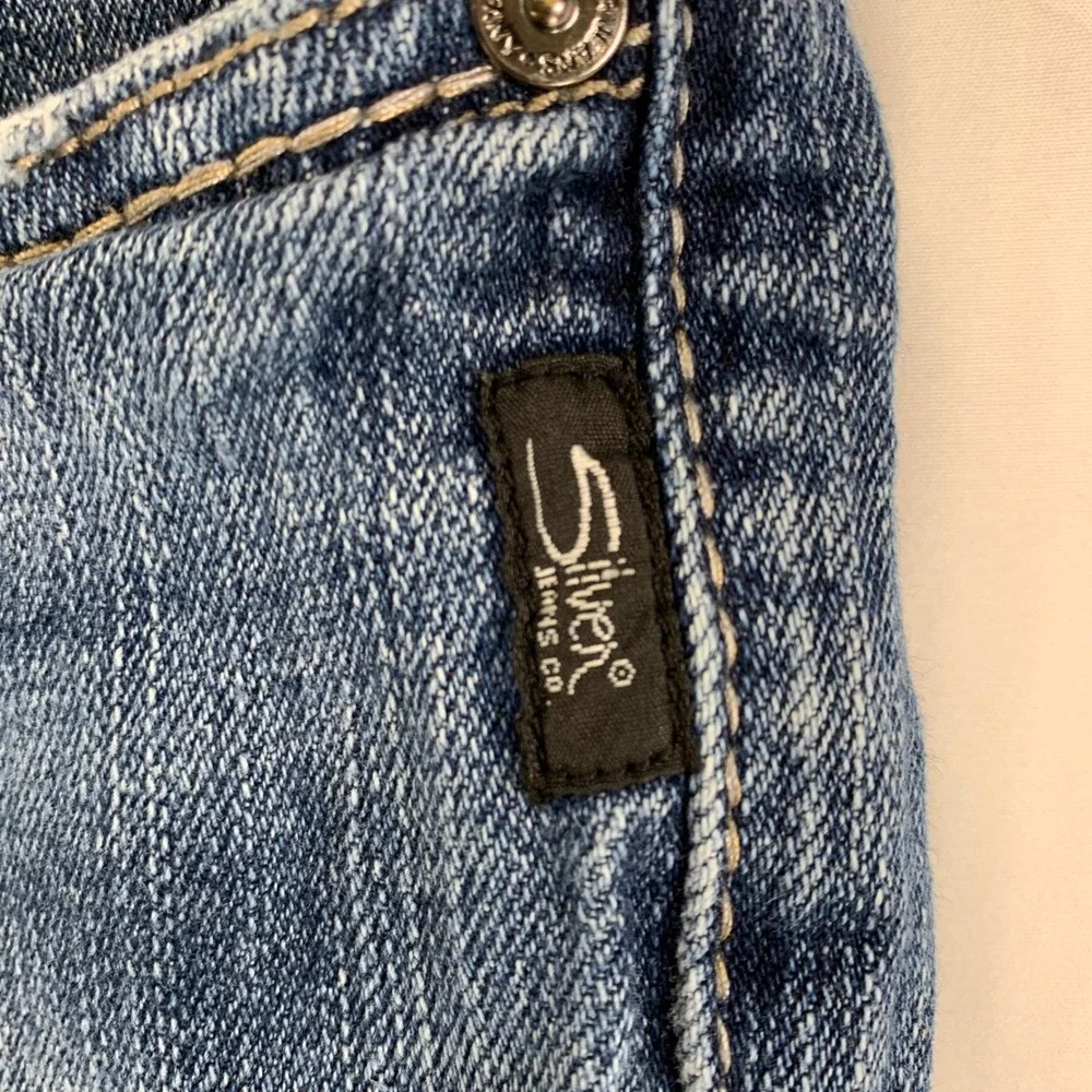 Silver Jeans Co Gordie Jeans Mens 36x34 Blue Loose Fit Straight Leg M83456LDS328